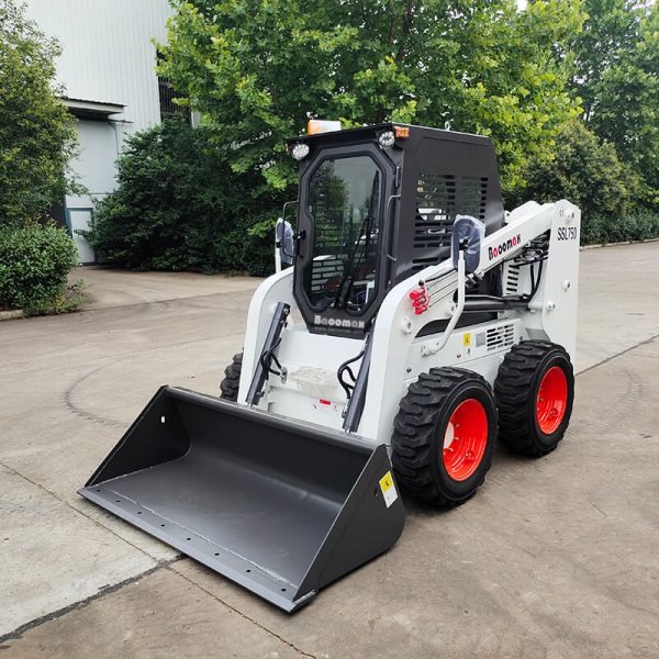 01 China cheap EPA4 kohler engine 750kg SSL750 small wheel skid steer loader for sale