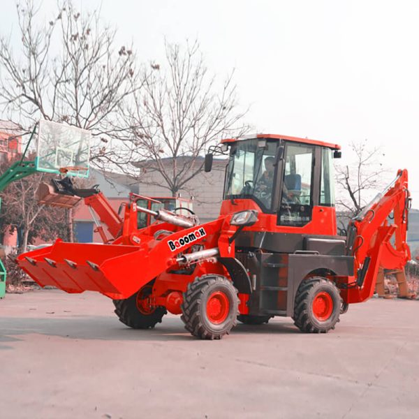 01 China cheap new 6ton mini backhoe excavator loader 4x4 price