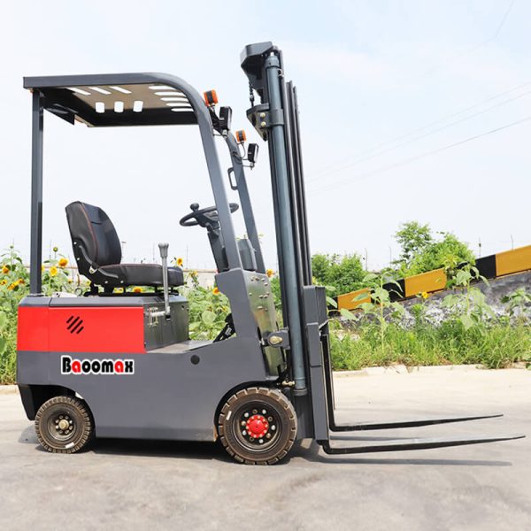 01 cheap mini 1ton 1.5ton electric forklift truck equipment price