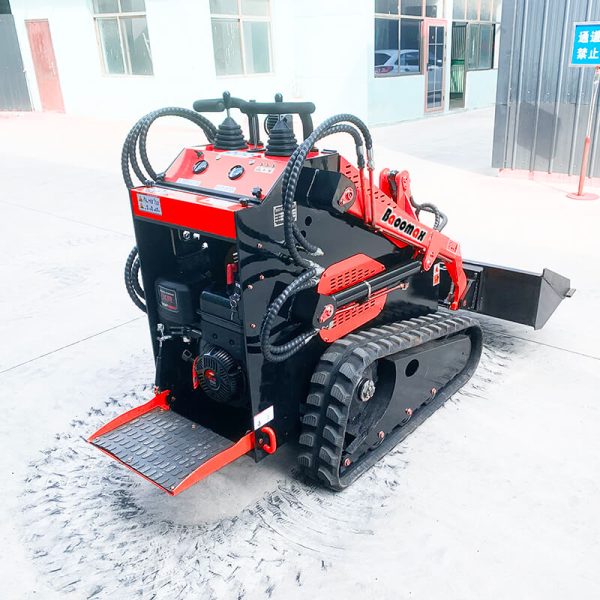 03 Baoomax compact walk behind small crawler mini skid steer loader like kanga dingo