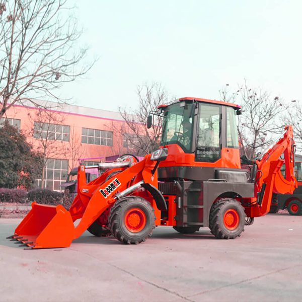 03 China cheap new 6ton mini backhoe excavator loader 4x4 price