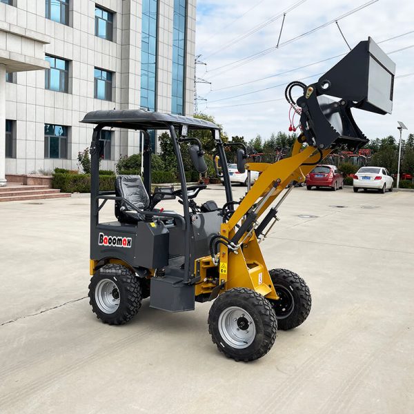 03 China factory cheap electric small mini wheel loader 400kg