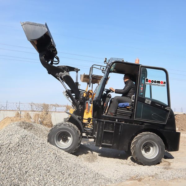 03 electric articulated mini front end wheel loader 1ton for sale