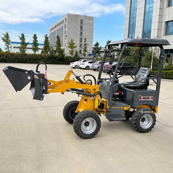 04 China factory cheap electric small mini wheel loader 400kg