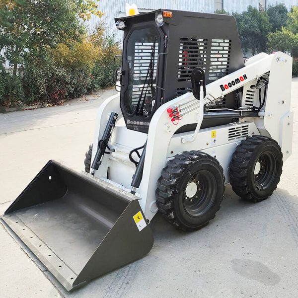 04 China manufacturer diesel wheel skid steer loader with Japan engine 850kg S450