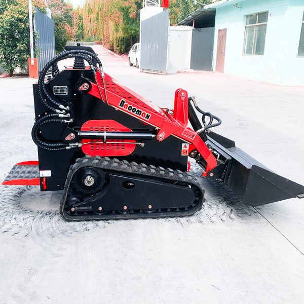 05 Baoomax compact walk behind small crawler mini skid steer loader like kanga dingo