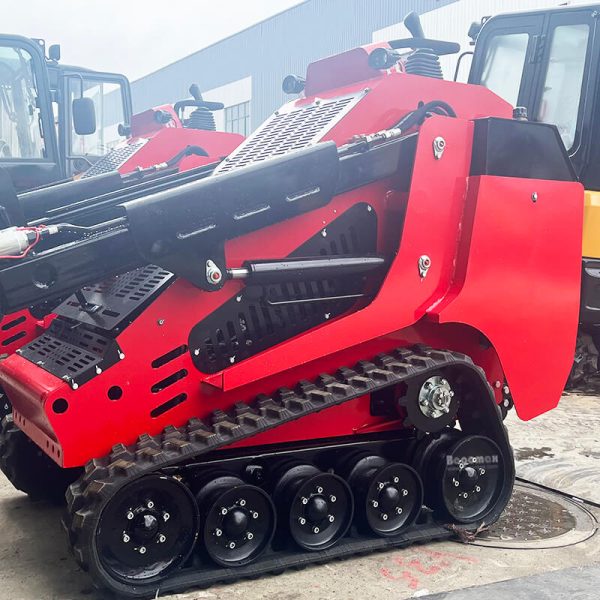 05 China manufacturer Cheap mini skid steer loader with track 25HP perkins diesel engine