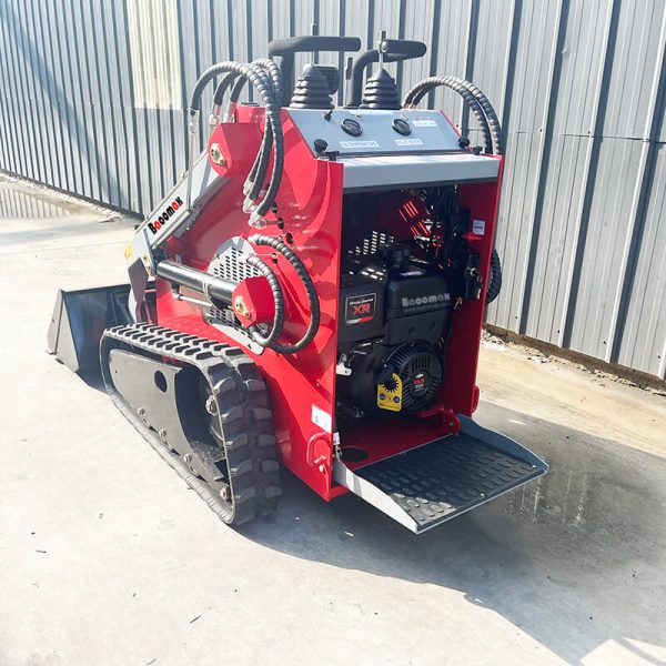 06 Baoomax compact walk behind small crawler mini skid steer loader like kanga dingo