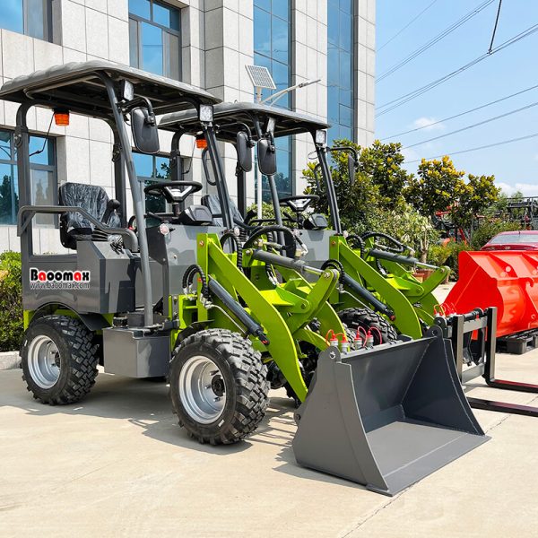 07 China factory cheap electric small mini wheel loader 400kg